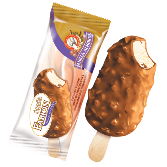 Fabion Vanilla Almond Premium Stick Ice Cream